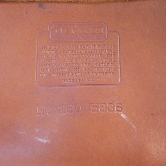 Vintage Coach Purse - Brown - 160 5836 - Picture 10 of 10